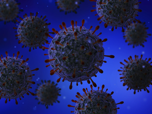 Microscopic view of herpes virus Poster Print - Item # VARPSTSTK700947H