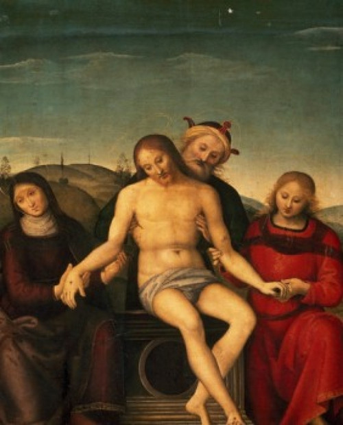 Pieta  Pietro Perugino  Pushkin Museum of Fine Arts  Moscow Poster Print - Item # VARSAL261132