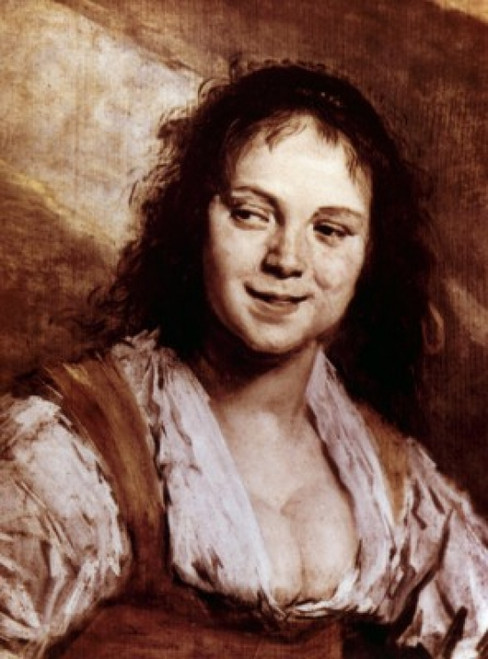 Gypsy Girl by Frans Hals  oil on wood  c. 1628-30  1581-1666  France  Paris  Musee du Louvre Poster Print - Item # VARSAL90064991