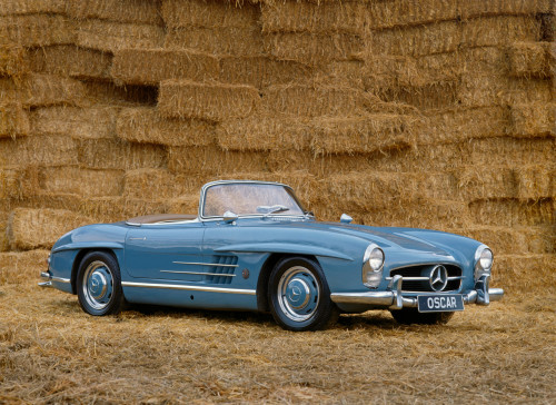 1962 Mercedes Benz 300SL Roadster, 3.0 litre, Inline-6 engine developing 250bhp. Once owned by Oscar Peterson. Country of origin Germany. Poster Print - Item # VARPPI170447