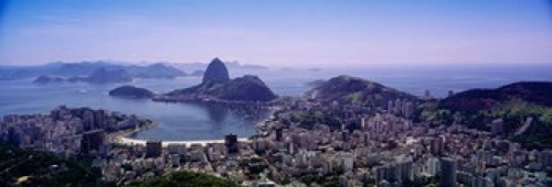Rio De Janeiro  Brazil Poster Print by Panoramic Images (36 x 12) - Item # PPI68209