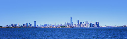 Buildings at waterfront, New York City, New York State, USA Poster Print - Item # VARPPI151478