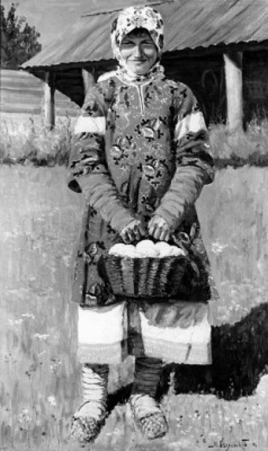 The Egg Girl by Khoostenko Poster Print - Item # VARSAL995110333