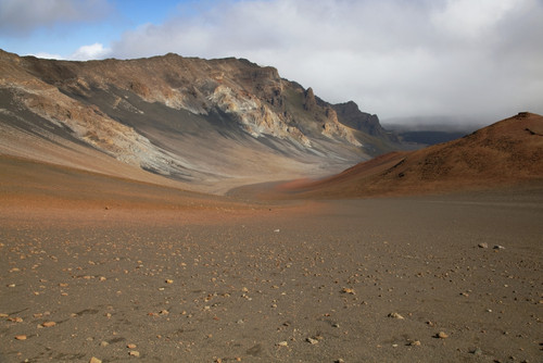 Hawaii, Maui, Haleakala, The sweeping sands of Haleakala Crater. PosterPrint
