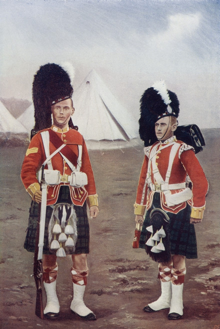 Sergeant And Bugler Of The 1St Argylle And Sutherland Highlanders During The Late 19Th Century. From The Book South Africa And The Transvaal War, Volume 1 By Louis Creswicke, Published 1900. PosterPrint - Item # VARDPI1872834