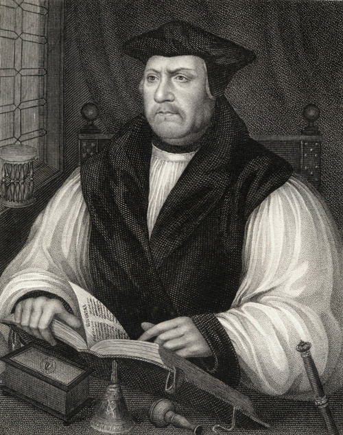 Matthew Parker 1504-1575. Anglican Archbishop Of Canterbury 1559-75. From The Book _Lodge?S British Portraits? Published London 1823. PosterPrint - Item # VARDPI1858783