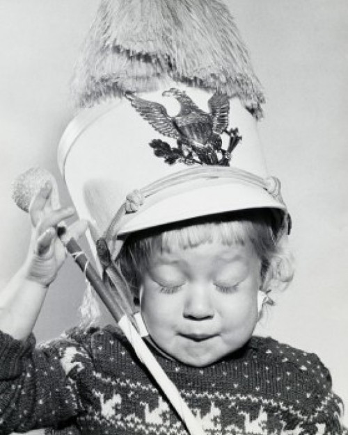 Close-up of a girl holding a baton Poster Print - Item # VARSAL25524686