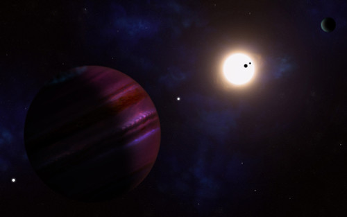 Artist's concept of the Kepler-11 planetary system Poster Print - Item # VARPSTFSU100024S