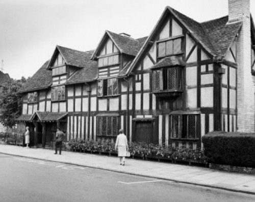 Facade of a house  Shakespeare's Birthplace  Stratford-Upon-Avon  Warwickshire  England Poster Print - Item # VARSAL25543625 Facade of a house  Shakespeare's Birthplace  Stratford-Upon-Avon  Warwickshire  England Poster Print - Item # VARSAL25543625