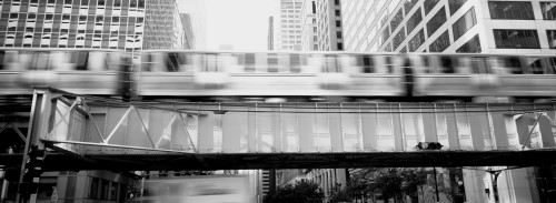 The EL Elevated Train Chicago IL Poster Print - Item # VARPPI172737 The EL Elevated Train Chicago IL Poster Print - Item # VARPPI172737