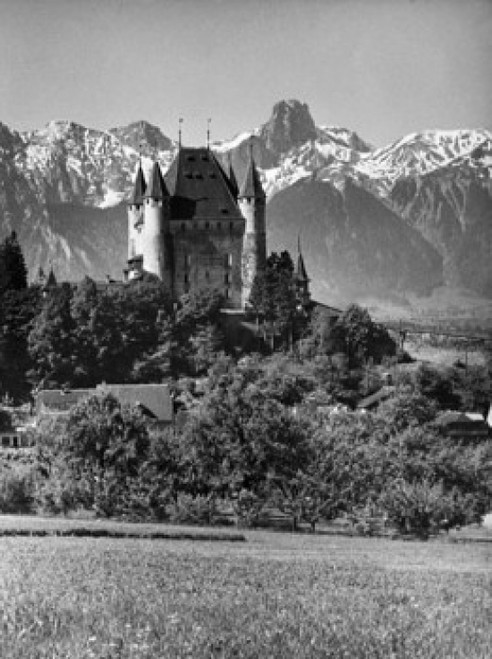 Castle on a landscape  Zahringen-Kyburg Castle  Thun  Switzerland Poster Print - Item # VARSAL990118150