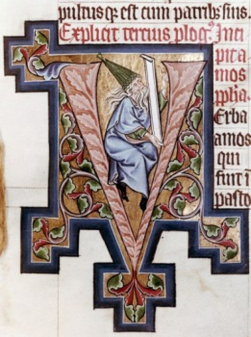 Decorated Initial   Manuscripts(- )  Manuscript Stift Kremsmunster  Austria Poster Print - Item # VARSAL900621