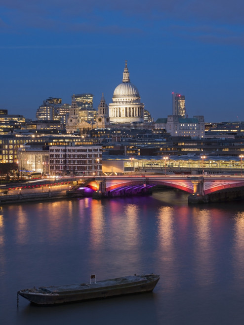 St. Paul's Cathedral and Blackfriars; London, England PosterPrint - Item # VARDPI2432215