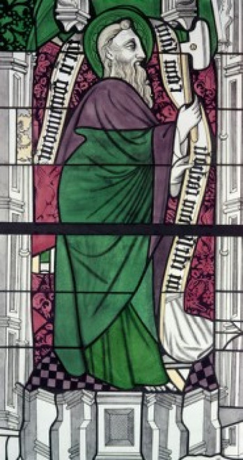 Apostle Matthew   stained glass   13th century Poster Print - Item # VARSAL9008293
