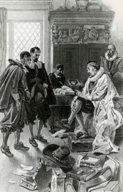 Preparations for the Mayflower Voyage  1617  American History Poster Print - Item # VARSAL9954228