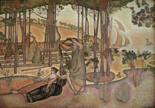 Evening Breeze   1893-1894  Henri-Edmond Cross   Musee d'Orsay  Paris Poster Print - Item # VARSAL900144832