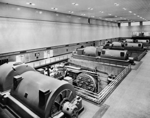 Turbines in a room  Dayton Power and Light Company  Dayton  Ohio  USA Poster Print - Item # VARSAL25537739
