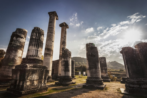 Ruins of the Temple of Artemis; Sardis, Turkey PosterPrint - Item # VARDPI12288783
