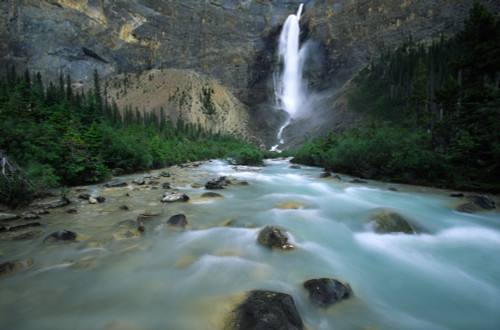 Takakkaw Falls, Yoho National Park, Golden, Rocky Mountains, British Columbia. PosterPrint - Item # VARDPI2028382