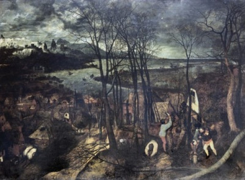 The Gloomy Day  1565  Pieter Bruegel the Elder  Oil on Wood Panel  Kunsthistorisches Museum  Vienna  Austria Poster Print - Item # VARSAL260143