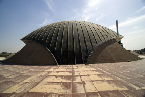 Baghdad, Iraq - A great dome sits at 12 degrees over the Monument to the Unknown Soldier. Its 42m disc represents the shield of a fallen soldier Poster Print - Item # VARPSTTMO100086M