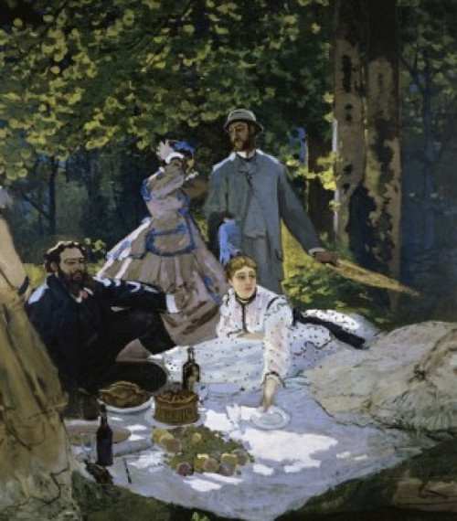 Luncheon on the Grass    c. 1865-1866/  Claude Monet   Oil on Canvas   Musee d'Orsay  Paris Poster Print - Item # VARSAL11581253