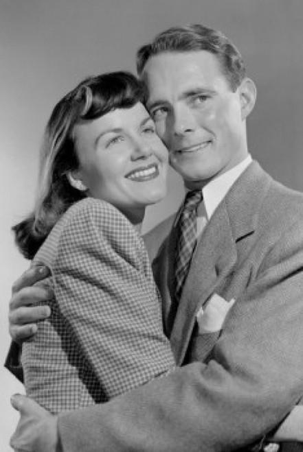 Portrait of embracing couple Poster Print - Item # VARSAL255419785A