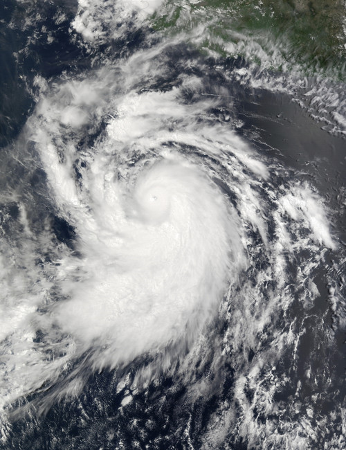 July 24, 2002 - Hurricane Elida off the coast of Mexico in the Pacific Ocean. Poster Print - Item # VARPSTSTK201967S