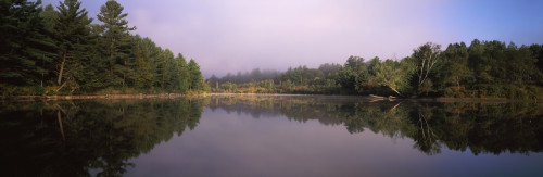 View of Connecticut River at morning, Dalton, New Hampshire, USA Poster Print - Item # VARPPI41030