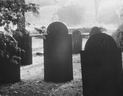 USA  New England  Old slate gravestone markers found in old New England cemeteries Poster Print - Item # VARSAL255424823