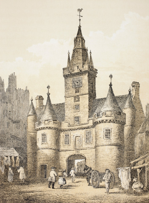 The Netherbow Port, Edinburgh, Scotland. Demolished 1764. From The Scots Worthies According To Howie's Second Edition, 1781. Published 1879. PosterPrint - Item # VARDPI1877571