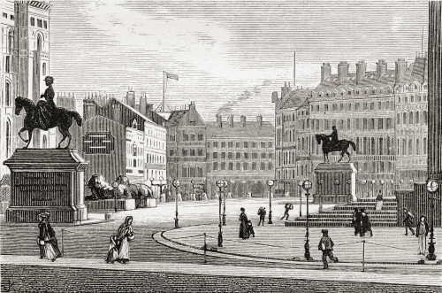 St. George's Square, Liverpool, Lancashire, England In The Late 19Th Century. From Our Own Country Published 1898. PosterPrint - Item # VARDPI1957763