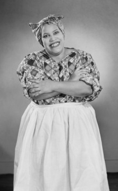 Portrait of cheerful housewife Poster Print - Item # VARSAL255418877