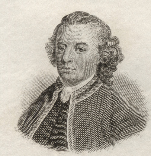 William Shenstone, 1714 To 1763. English Poet And Landscape Gardener. From Crabb's Historical Dictionary Published 1825. PosterPrint - Item # VARDPI1905813