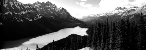 Mountain range at the lakeside, Banff National Park, Alberta, Canada Poster Print - Item # VARPPI172541