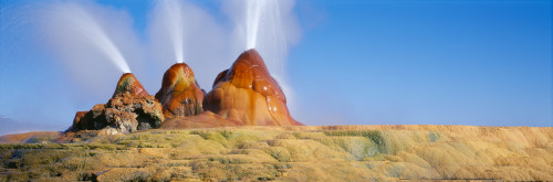 Water erupting from rocks, Fly Geyser, Black Rock Desert, Nevada, USA Poster Print - Item # VARPPI24467