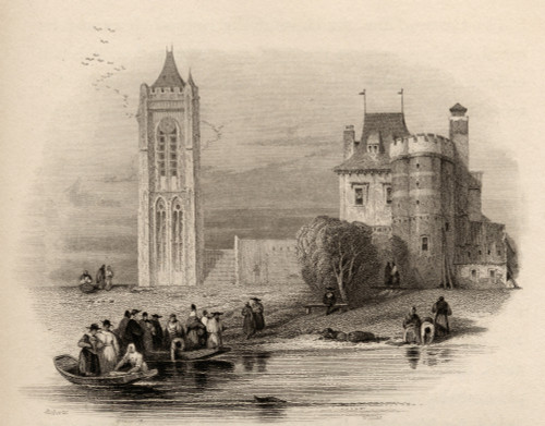 Church At Gorcum, Holland. From A 19Th Century Print By D. Roberts. PosterPrint - Item # VARDPI1857543