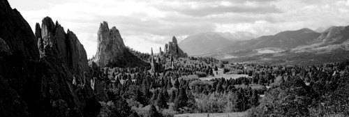 Rock formations on a landscape, Garden of The Gods, Colorado Springs, Colorado, USA Poster Print - Item # VARPPI172570