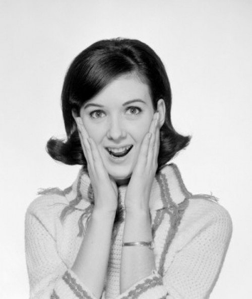 Portrait of young exhilarated young woman Poster Print - Item # VARSAL255417695