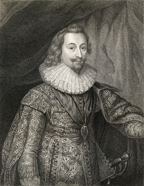 George Villiers 1St.Duke Of Buckingham, Aka Sir George Villiers Or Baron Whadden, Viscount Villiers,1592-1628. English Statesman. From The Book _Lodge?S British Portraits? Published London 1823. PosterPrint - Item # VARDPI1858579