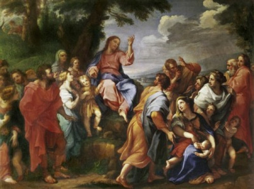 Sermon on the Mount  Hendrick Krock Poster Print - Item # VARSAL900108483