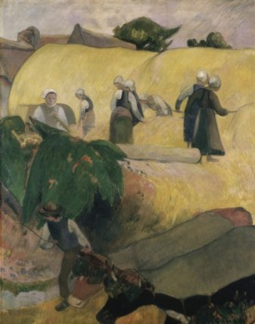 Haystacks   1889   Paul Gauguin   Oil on canvas  Courtauld Institute and Galleries  London Poster Print - Item # VARSAL900103192