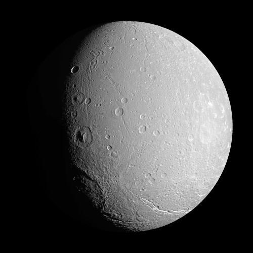 Saturn's moon Dione Poster Print - Item # VARPSTSTK202298S