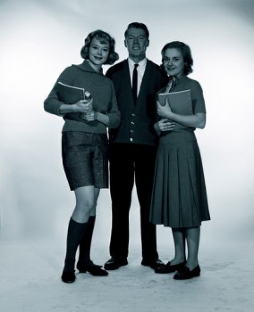 Studio portrait of female and male students Poster Print - Item # VARSAL255417183