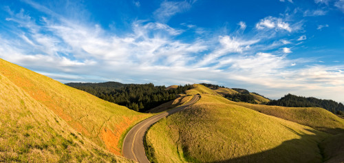 Winding road through hills, California, USA Poster Print - Item # VARPPI168464