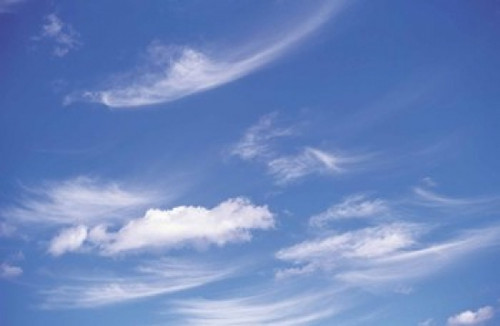 Wispy Clouds in Sky Poster Print by Panoramic Images (24 x 16) - Item # PPI137062