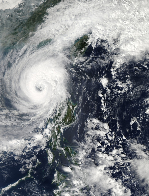 November 1, 2013 - Typhoon Krosa over the Phillippines Poster Print - Item # VARPSTSTK204267S