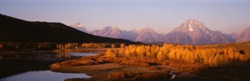 Oxbow Bend Grand Teton National Park  WY Poster Print by Panoramic Images (37 x 12) - Item # PPI30866