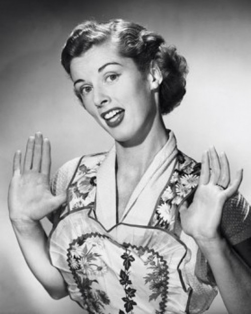 Portrait of a mid adult woman gesturing Poster Print - Item # VARSAL25511381B