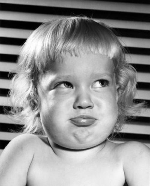 Portrait of girl making faces Poster Print - Item # VARSAL2559432B